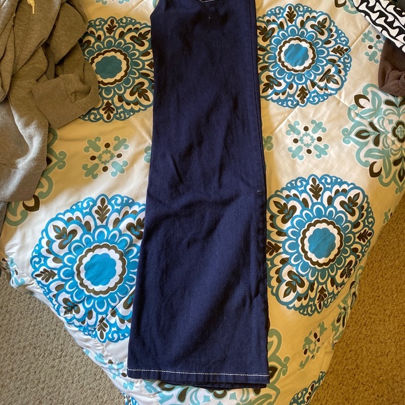 H&M Twill Wide Leg Pants with White stitching - Picture 3 of 3